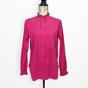 J.Crew Pink Corduroy Button Up Shirt